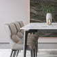 Simplicity Dinette Table Rectangle Stone Dinner Table for Dining Room