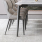 Simplicity Dinette Table Rectangle Stone Dinner Table for Dining Room
