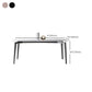 Simplicity Dinette Table Rectangle Stone Dinner Table for Dining Room