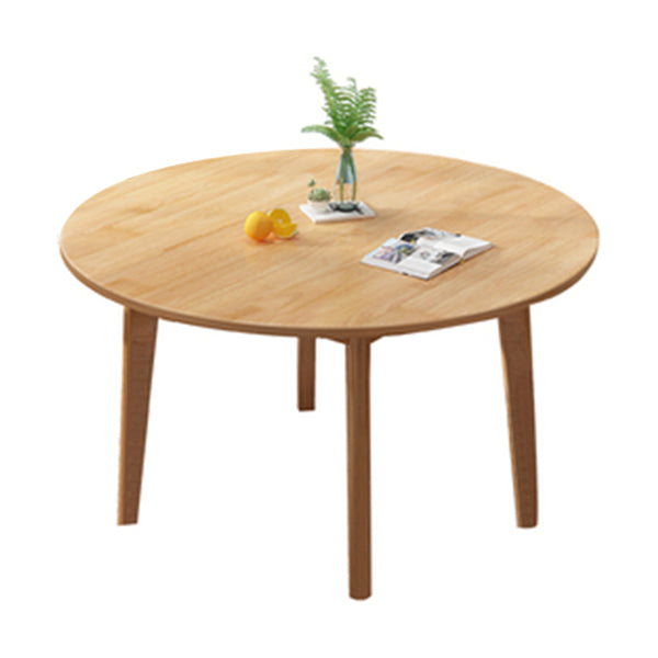 Dining Room Modern Dinner Table Round Solid Wood Dining Table