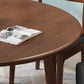 Dining Room Modern Dinner Table Round Solid Wood Dining Table