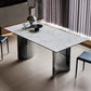Industrial Dinner Table Stone Rectangle Dining Site Table for Home Clearhalo 'Dining Tables & Seating' 'Dining Tables' 'dining_table' 'furn' 'furn_dining_table' 'Furniture' 'Kitchen & Dining Furniture' 7012851
