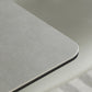 Industrial Dinner Table Stone Rectangle Dining Site Table in Grey