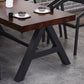 Industrial Kitchen Rectangle Dinner Table Solid Wood Dining Table Clearhalo 'Dining Tables & Seating' 'Dining Tables' 'dining_table' 'furn' 'furn_dining_table' 'Furniture' 'Kitchen & Dining Furniture' 7012904