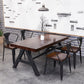 Industrial Kitchen Rectangle Dinner Table Solid Wood Dining Table Clearhalo 'Dining Tables & Seating' 'Dining Tables' 'dining_table' 'furn' 'furn_dining_table' 'Furniture' 'Kitchen & Dining Furniture' 7012906