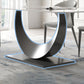 Mesa de cena industrial Rectángulo de piedra Mesa de comedor para comedor