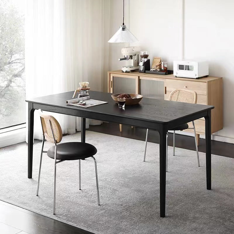 Dining Room Solid Wood Dining Table Industrial Rectangle Dinner Table Clearhalo 'Dining Tables & Seating' 'Dining Tables' 'dining_table' 'furn' 'furn_dining_table' 'Furniture' 'Kitchen & Dining Furniture' 7012932