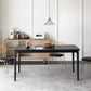 Dining Room Solid Wood Dining Table Industrial Rectangle Dinner Table Clearhalo 'Dining Tables & Seating' 'Dining Tables' 'dining_table' 'furn' 'furn_dining_table' 'Furniture' 'Kitchen & Dining Furniture' 7012933