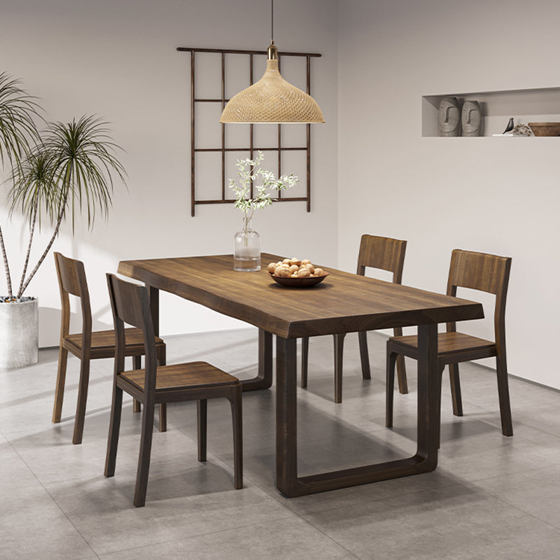Rectangle Dining Room Dinner Table Kitchen Solid Wood Dining Table