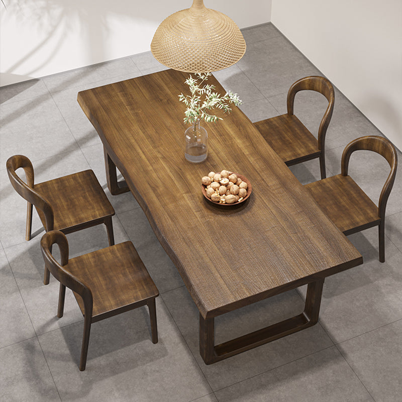 Rectangle Dining Room Dinner Table Kitchen Solid Wood Dining Table