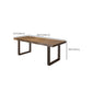 Rectangle Dining Room Dinner Table Kitchen Solid Wood Dining Table