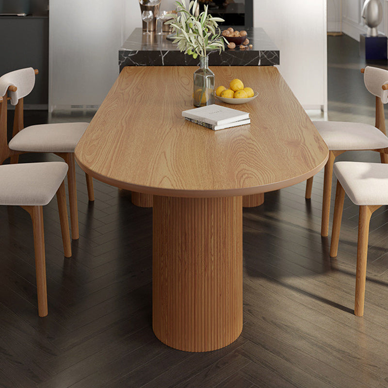 Simple Rectangle Dinner Table Dining Room Solid Wood Dining Table Clearhalo 'Dining Tables & Seating' 'Dining Tables' 'dining_table' 'furn' 'furn_dining_table' 'Furniture' 'Kitchen & Dining Furniture' 7013042