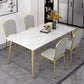 Luxury Rectangle Dinner Table Dining Room Stone Dining Table