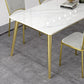 Luxury Rectangle Dinner Table Dining Room Stone Dining Table