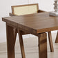 Keuken Hedendaagse eettafel Rechthoekige massief houten eettafel