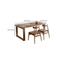 Keuken Hedendaagse eettafel Rechthoekige massief houten eettafel