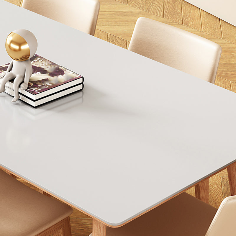 Sintered Stone Dining Table Rectangle Modern Dinner Table for Dining Room Clearhalo 'Dining Tables & Seating' 'Dining Tables' 'dining_table' 'furn' 'furn_dining_table' 'Furniture' 'Kitchen & Dining Furniture' 7013210