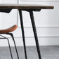Industriële eettafel Rechthoekig houten blad voor eetkamer
