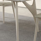 Mesa de comedor de cocina contemporánea, mesa de comedor rectangular de 4 patas