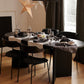 Modern Wood Dining Table Oval Black Dinner Table for Dining Room Clearhalo 'Dining Tables & Seating' 'Dining Tables' 'dining_table' 'furn' 'furn_dining_table' 'Furniture' 'Kitchen & Dining Furniture' 7013257