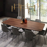 Industrial Dining Table Rectangle Wooden Top Dinner Table for Dining Room Clearhalo 'Dining Tables & Seating' 'Dining Tables' 'dining_table' 'furn' 'furn_dining_table' 'Furniture' 'Kitchen & Dining Furniture' 7013338