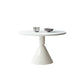 Contemporary Kitchen Dinner Table Stone Round Pedestal Dining Table