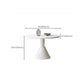 Contemporary Kitchen Dinner Table Stone Round Pedestal Dining Table