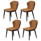 Nordic Dining Room Set 1/4/5 Pcs Stone Dining Set for Home Use 4 Brown Chairs Clearhalo 'Dining Room Sets' 'Dining Tables & Seating' 'dining_room_set' 'furn' 'furn_dining_room_set' 'Furniture' 'Kitchen & Dining Furniture' 7013387