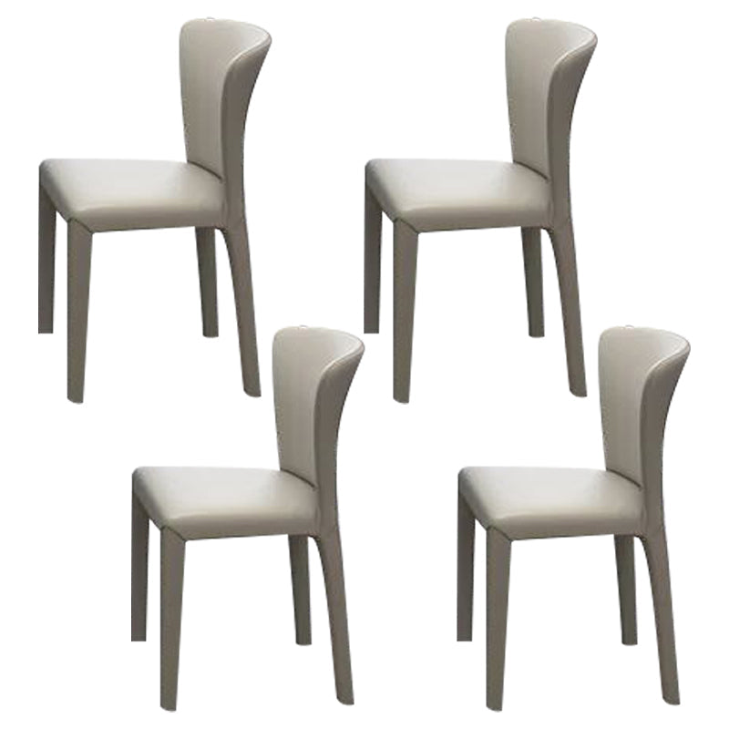 Nordic Dining Room Set 1/4/5 Pcs Stone Dining Set for Home Use 4 White Chairs Clearhalo 'Dining Room Sets' 'Dining Tables & Seating' 'dining_room_set' 'furn' 'furn_dining_room_set' 'Furniture' 'Kitchen & Dining Furniture' 7013389