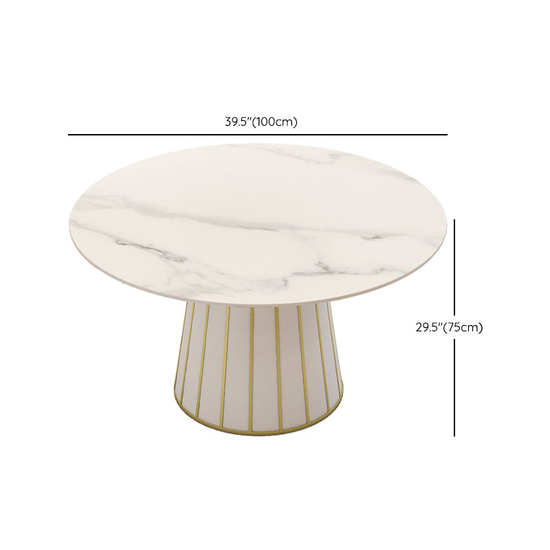 Nordic Round Stone Esstisch 1/7 Stück Essset für Esszimmer