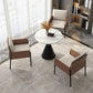 Glam Dining Table Set with Arm Chairs 1/2/3/4/5 Pcs Round Dining Set for Home