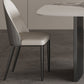 Ensemble de table à manger moderne en pierre 1/4/5/6 PCS PCS SETT avec chaises rembourrées