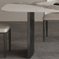 Ensemble de table à manger moderne en pierre 1/4/5/6 PCS PCS SETT avec chaises rembourrées