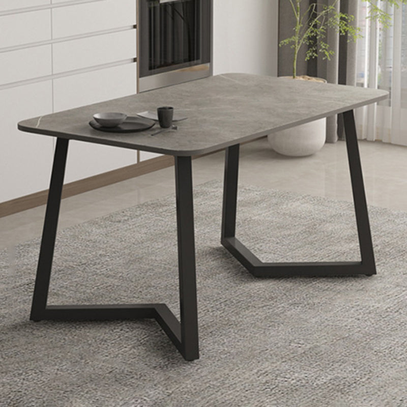 Mesa de comedor rectangular de piedra moderna 1/2/5/7 piezas de comedor juego para comedor
