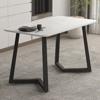 Mesa de comedor rectangular de piedra moderna 1/2/5/7 piezas de comedor juego para comedor