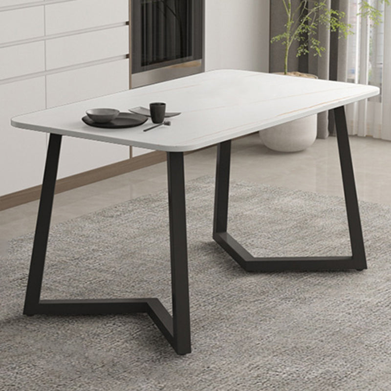 Mesa de comedor rectangular de piedra moderna 1/2/5/7 piezas de comedor juego para comedor