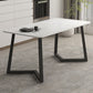 Mesa de comedor rectangular de piedra moderna 1/2/5/7 piezas de comedor juego para comedor