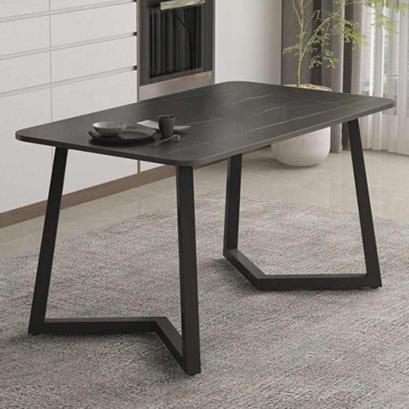 Mesa de comedor rectangular de piedra moderna 1/2/5/7 piezas de comedor juego para comedor