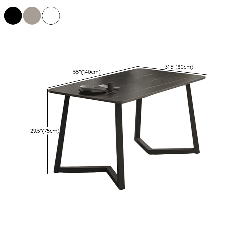 Mesa de comedor rectangular de piedra moderna 1/2/5/7 piezas de comedor juego para comedor