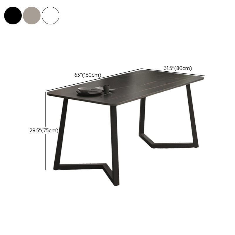 Mesa de comedor rectangular de piedra moderna 1/2/5/7 piezas de comedor juego para comedor