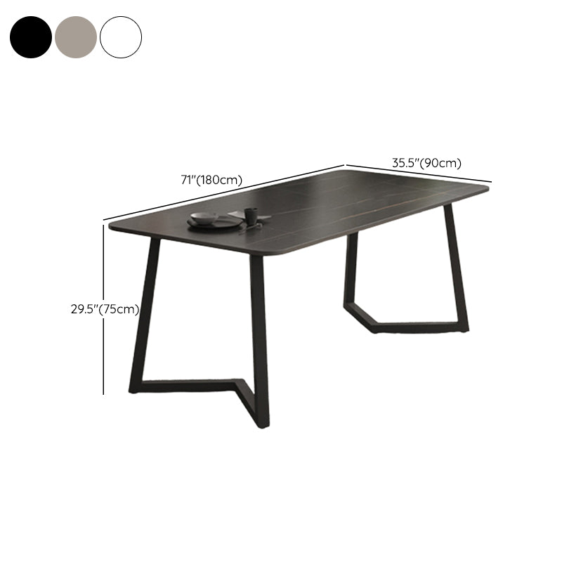 Mesa de comedor rectangular de piedra moderna 1/2/5/7 piezas de comedor juego para comedor