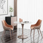 Ensemble de restauration ronde avec des chaises arrière solides 1/2/3 PCS PCES TOP DINETTE POUR CUISINE