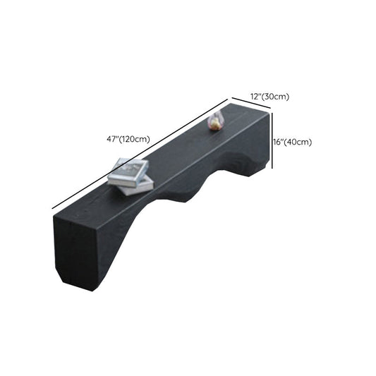 Muebles industriales de madera maciza 1/5 piezas de comedor negro Juego de mesa