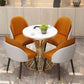 Nordic Round Stone Dining Table 1/3/4/5 Pieces Dining Set for Dining Room
