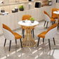 Nordic Round Stone Dining Table 1/3/4/5 Pieces Dining Set for Dining Room