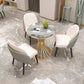 Nordic Round Stone Dining Table 1/3/4/5 Pieces Dining Set for Dining Room