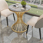 Nordic Round Stone Dining Table 1/3/4/5 Pieces Dining Set for Dining Room