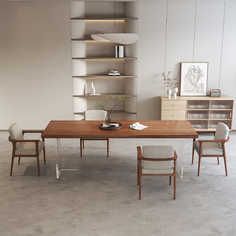 Tavolo da pranzo di pino rettangolo industriale 1/5/7 pezzi set da pranzo per sala da pranzo