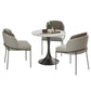 Modern Round Stone Dining Table 1/3/4/5 Pieces Dining Set for Dining Room