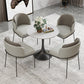 Modern Round Stone Dining Table 1/3/4/5 Pieces Dining Set for Dining Room